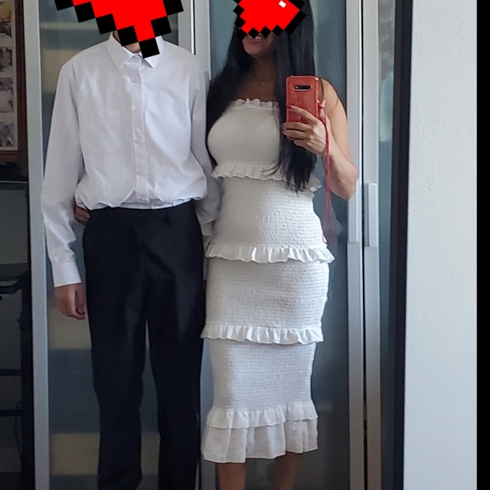 White dress